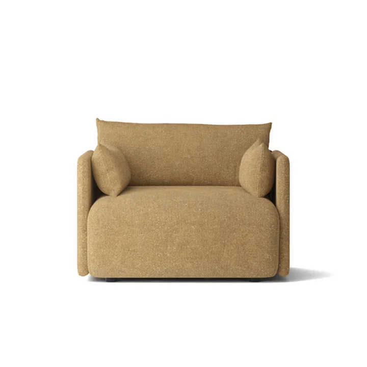 Audo - Offset Sessel, beige (Audo Bouclé 02)