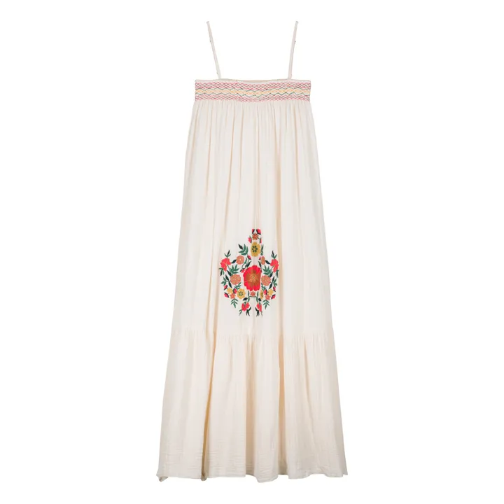 Louise Misha Robe Marcelina Coton Bio - Collection Femme | Ecru