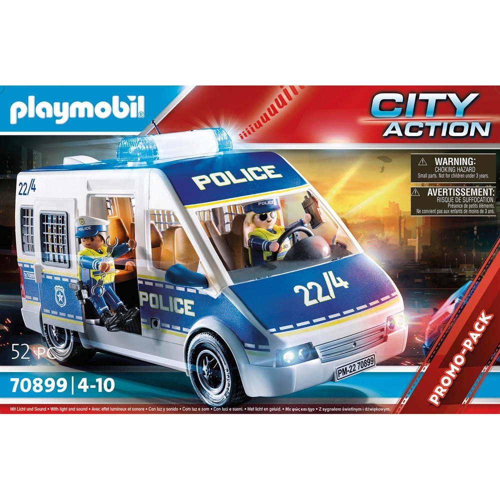 Playmobil City Action 70899 Polizeiwagen mit Licht und Sound