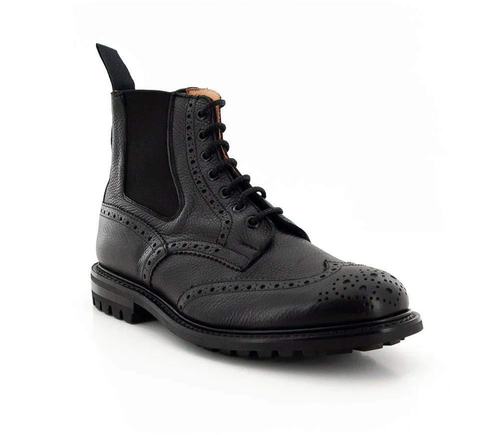 TRICKERS - ELLIS BOOTS BLACK