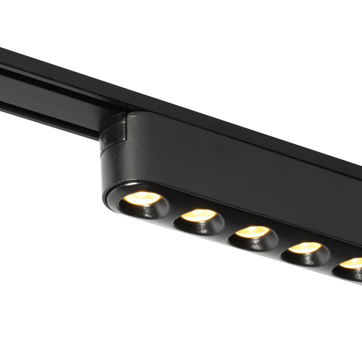 Moderne plafondlamp zwart voor railsysteem 1-fase 12W 3000K - Magnetic Puntua