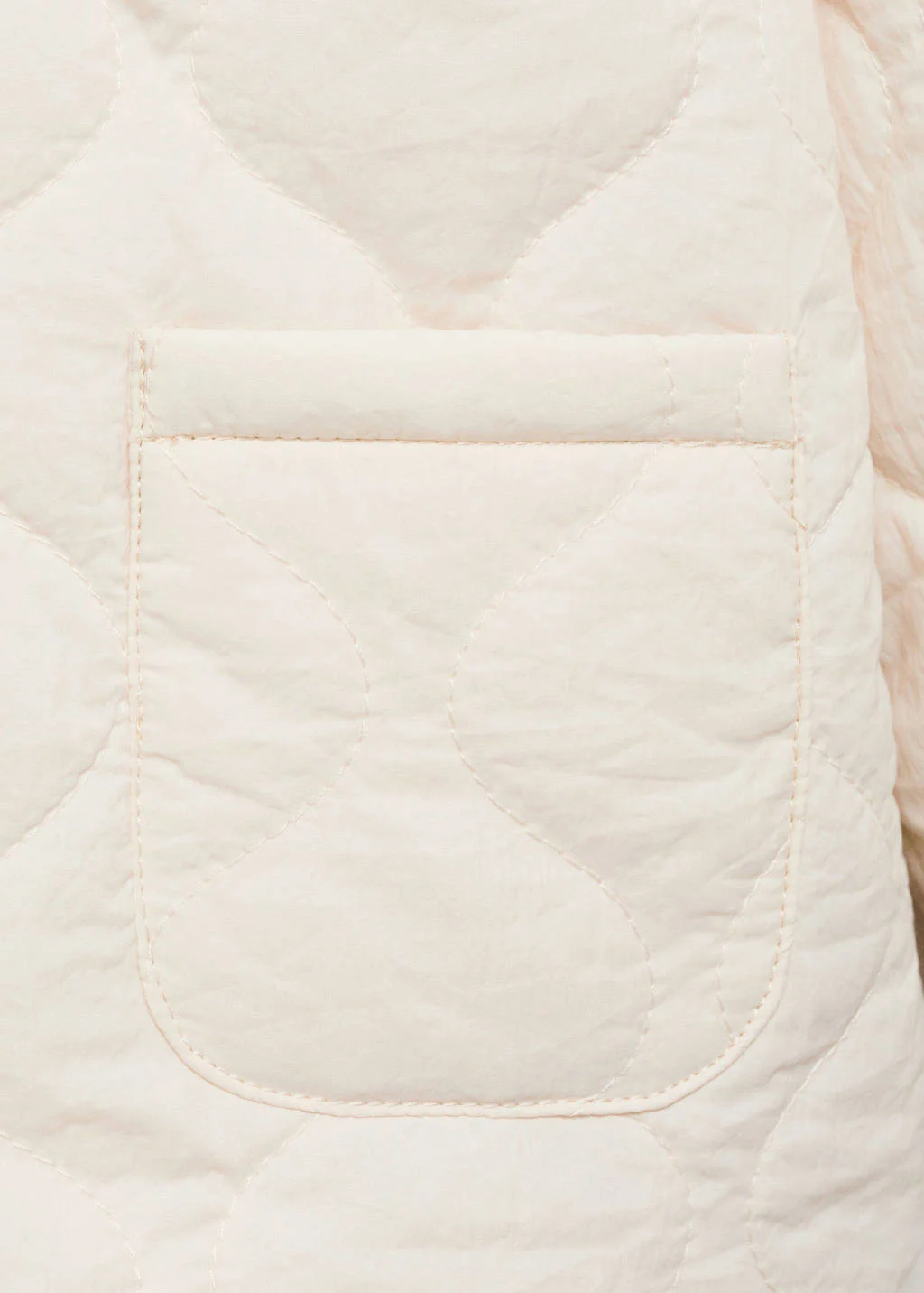 Mango Kids gewatteerde jas beige