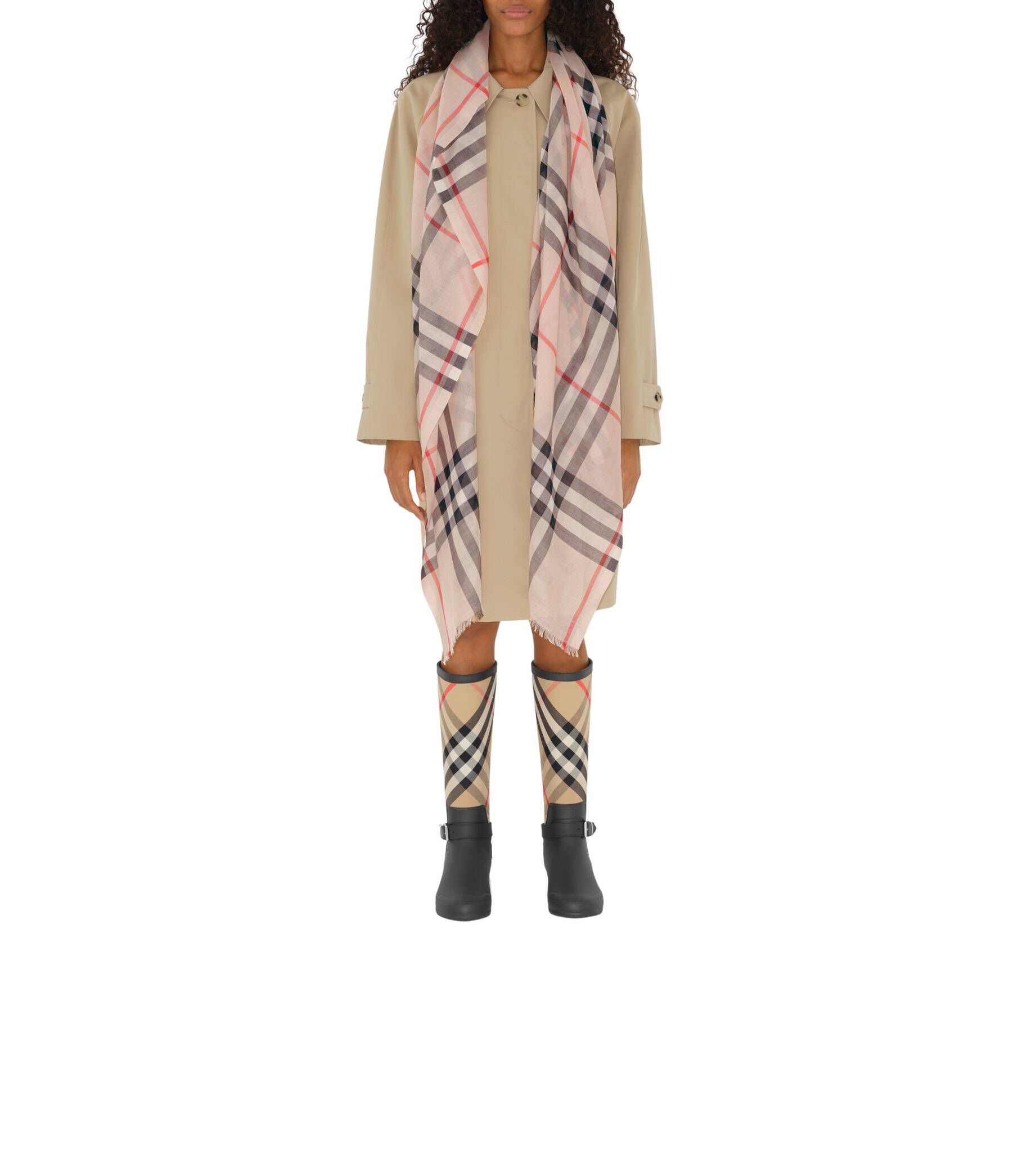 Burberry| Gazetuch aus Wolle-Seidemischung