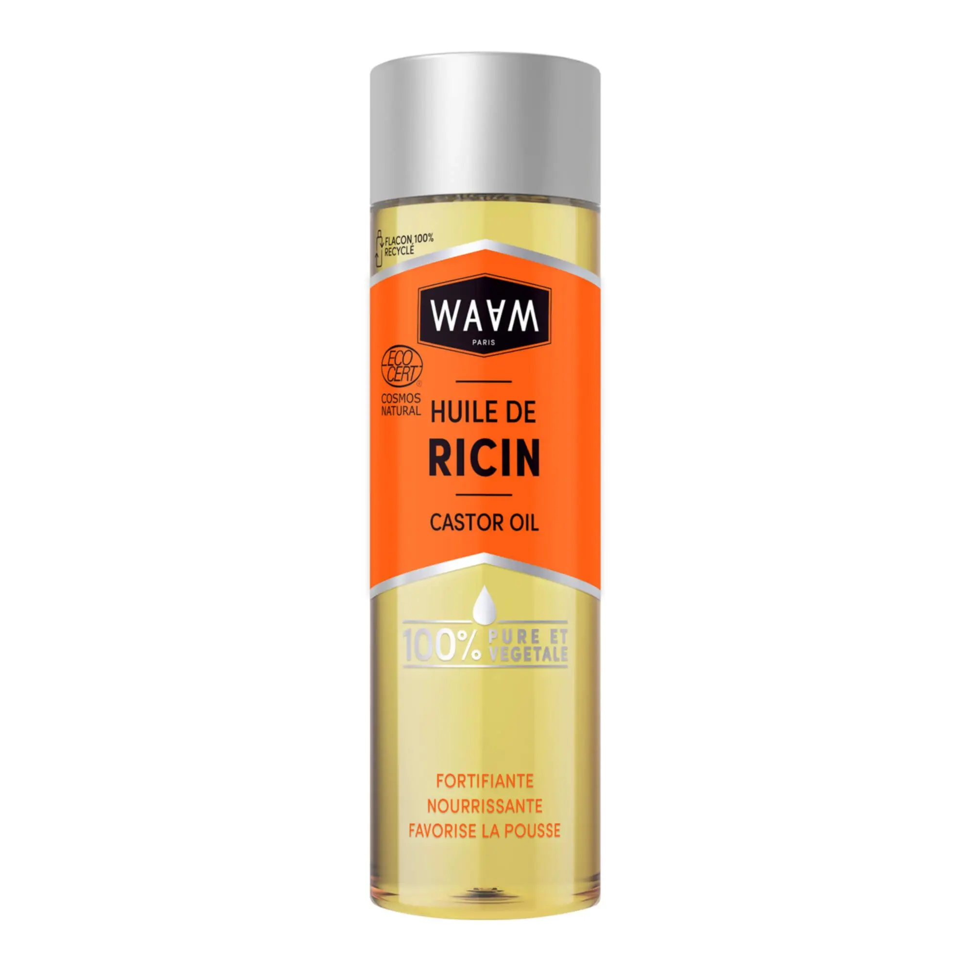 Waam - HUILE RICIN Ongles, cils, visage, corps et cheveux 75ml - WAAM