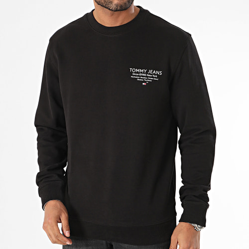 Sweat Crewneck Regular Essential Graphic 8404 Noir