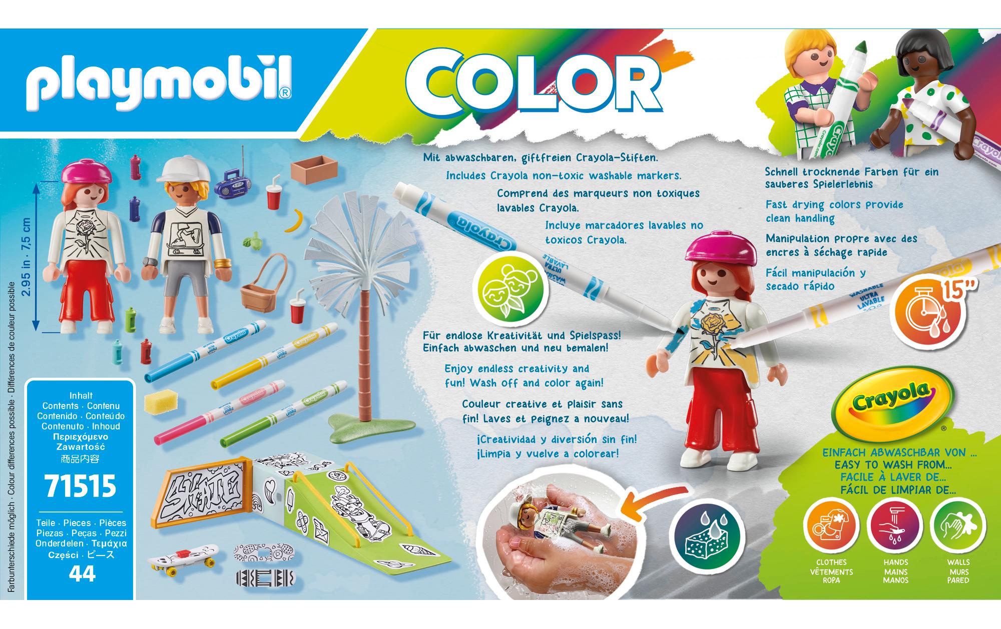 Color Skatepark 71515Spiel- und Malset aus der Serie Color