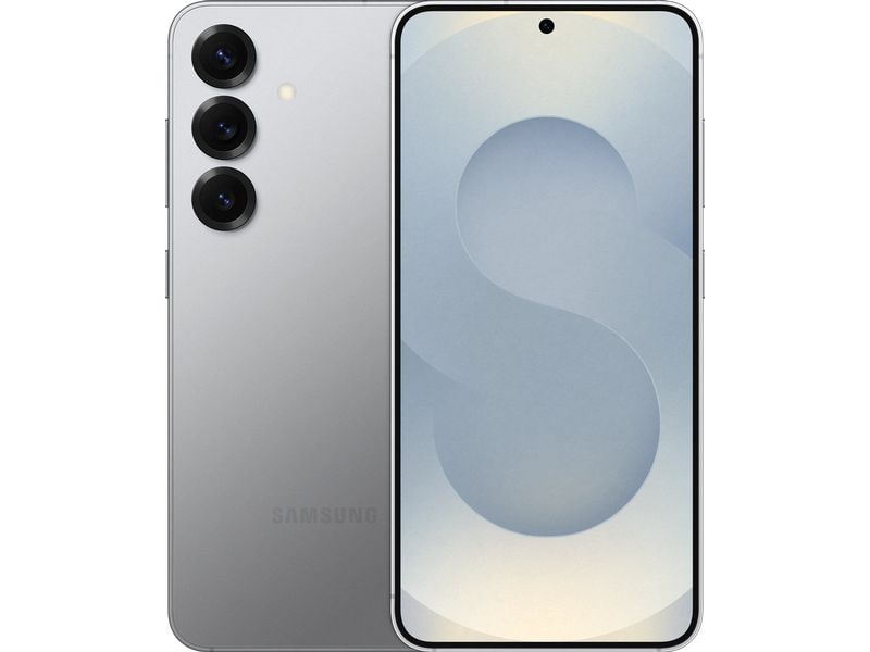 Samsung Galaxy S25 128 GB Silver Shadow Flagship-Smartphone mit dynamischem 1-120 Hz Display und fortschrittlichen AI-Funktionen