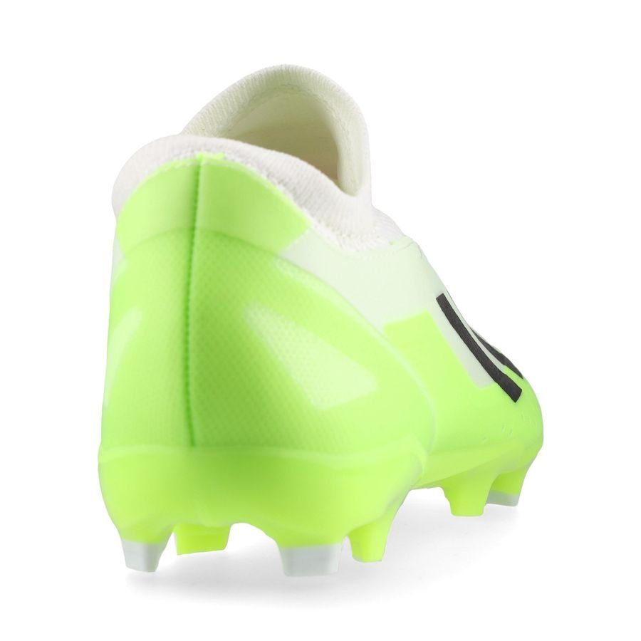 adidas X Crazyfast .3 Laceless FG Crazyrush - Blanc/Noir/Lucid Lemon