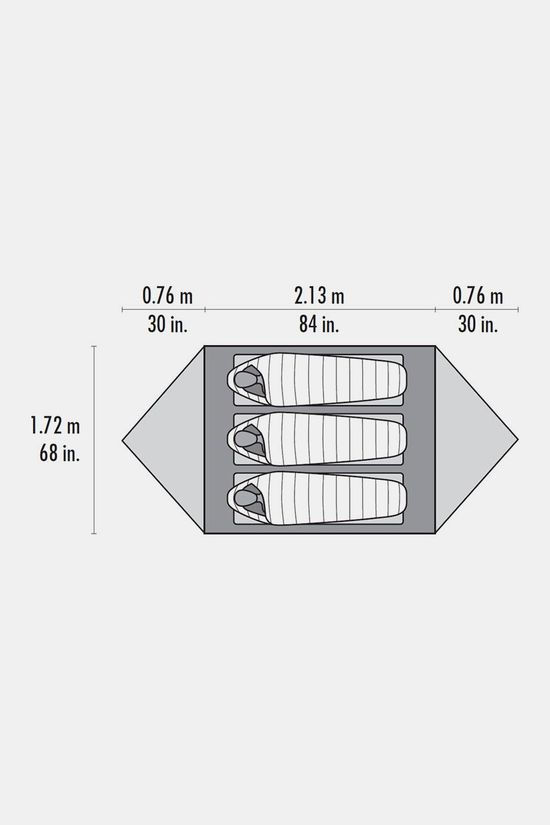 MSR MSR Mutha Hubba NX 3-Persoons Tent