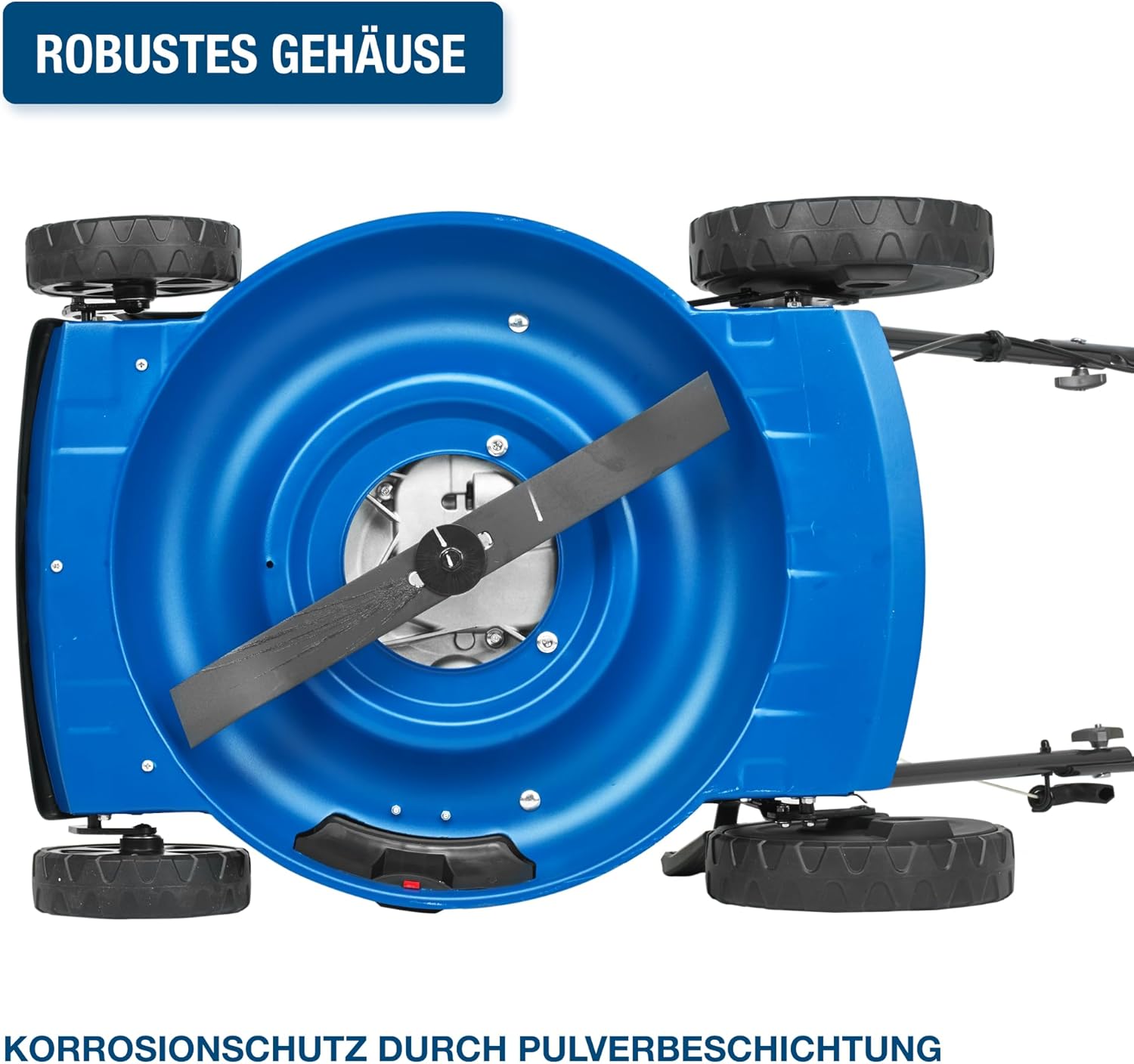 HYUNDAI Rasenmäher LM5103G M (Mulchmäher mit 51cm Schnittbreite, kraftvoller 2.9kW / 3.9PS Hyundai Motor, Mulcher)