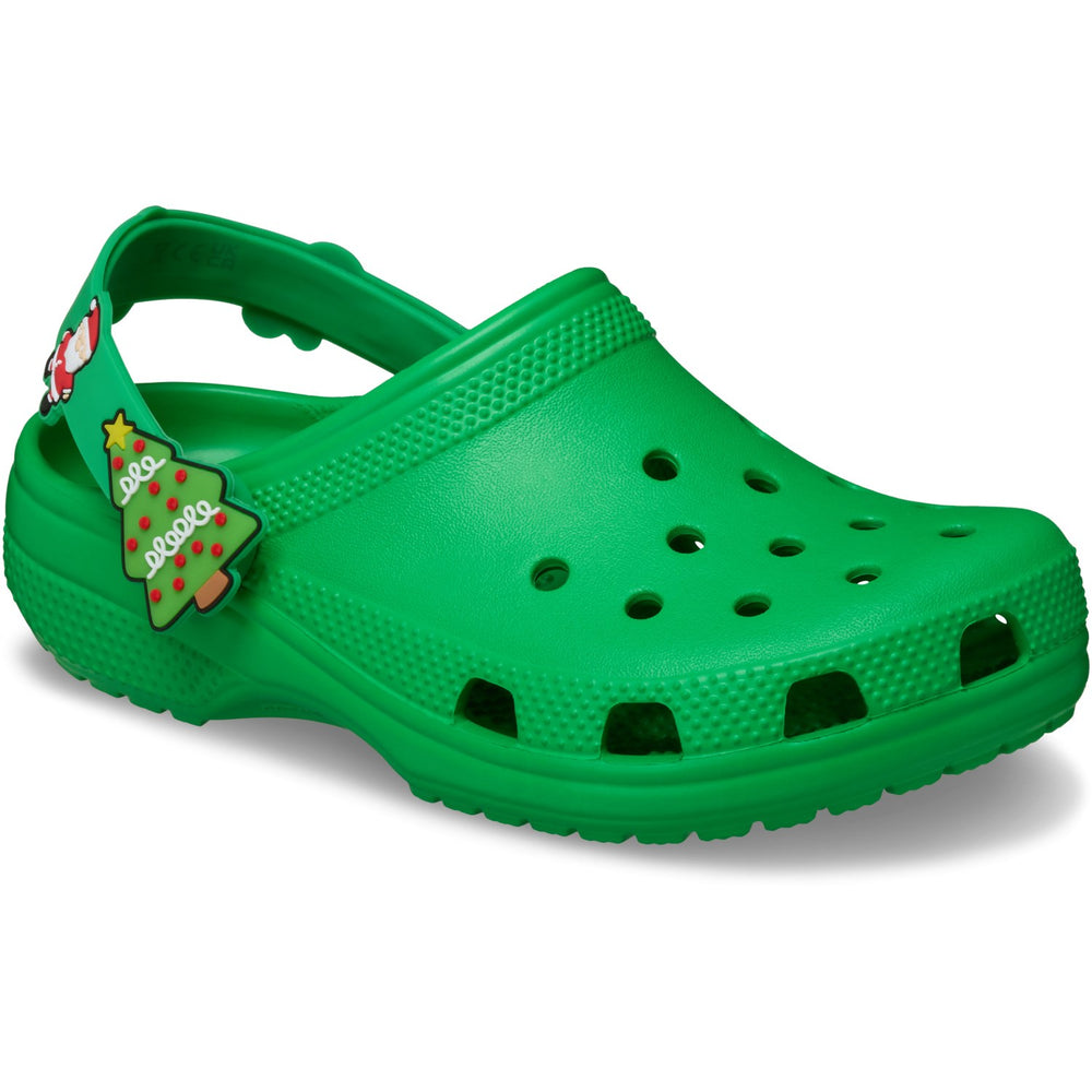 Køb Crocs Grass Green Classic Holiday Icons Lights