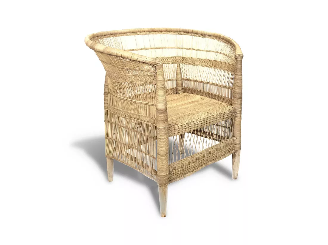 Now's Home - Fauteuil Traditionnel Du Malawi En Rotin