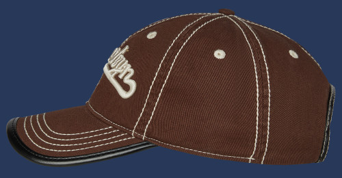 Baseball-Cap Baumwolle, Darkbrown