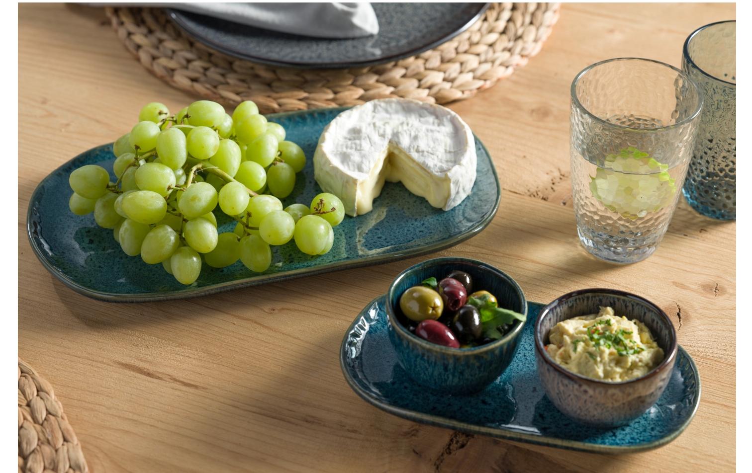 Snackschale Matera 1 Stück, GrauDipschale
