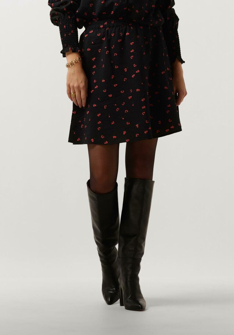 MSCH COPENHAGEN zwarte msch copenhagen minirok mschvinaya ladonna skirt aop
