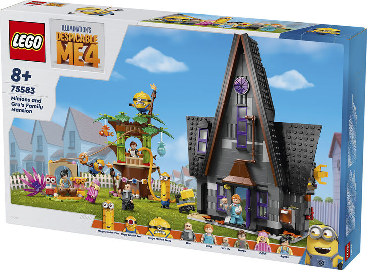 Lego Minions og Grus familiepalæ 75583
