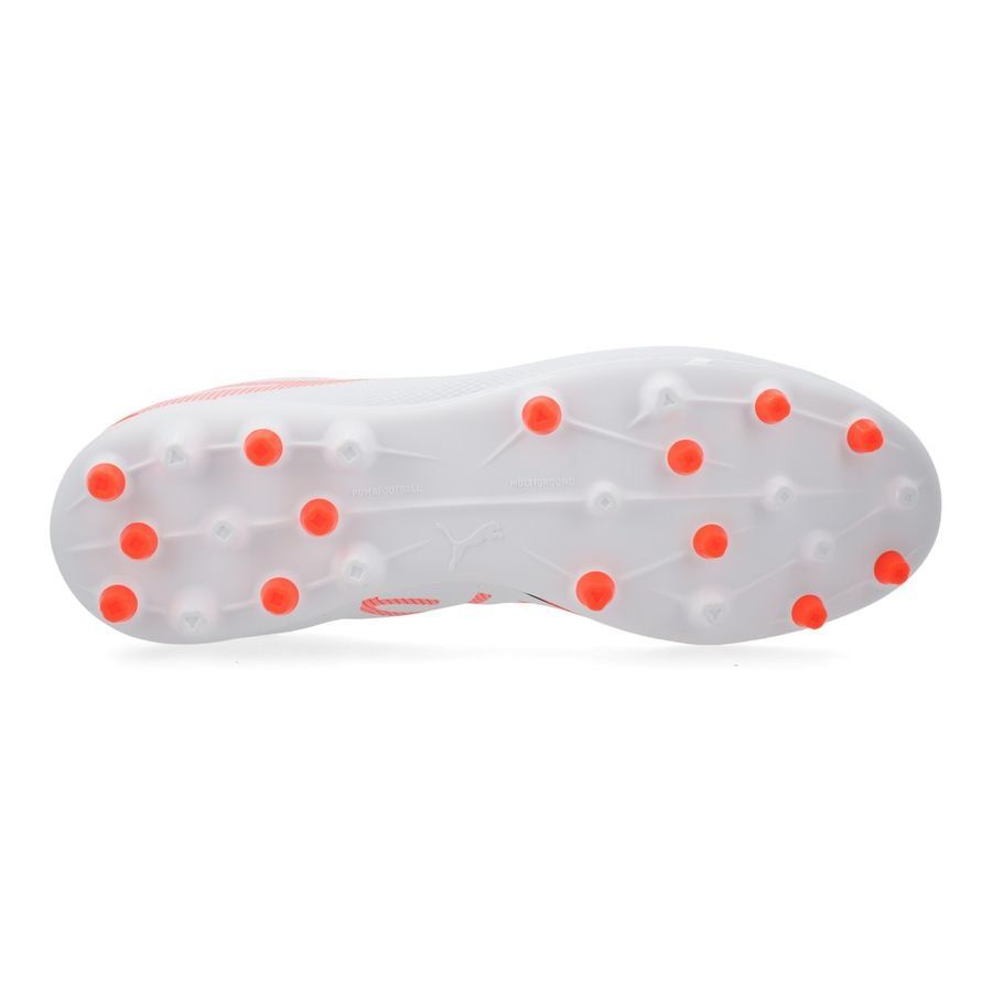 PUMA Ultra 5 Play MG Unlimited - Blanc/Noir/Glowing Red