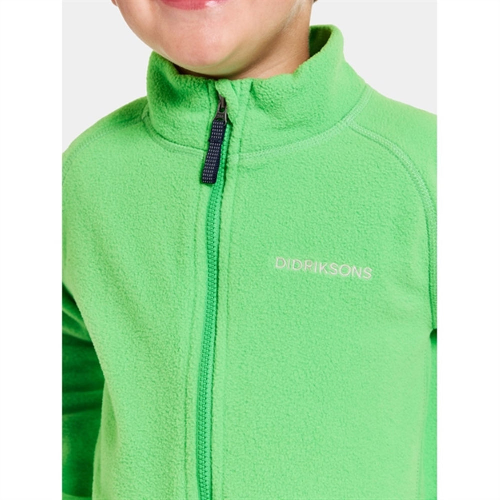 Frog Green Monte Kids Fleece Cardigan | Luksusbaby