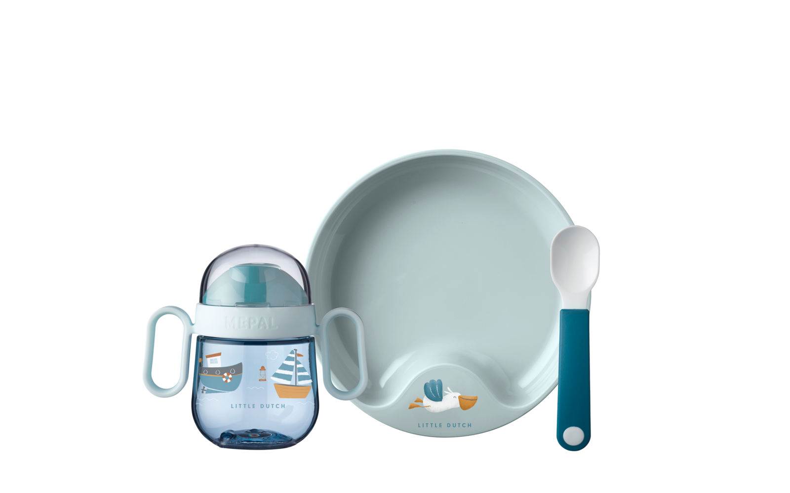 Mepal Mio Babygeschirrset 3 teilig sailors bay