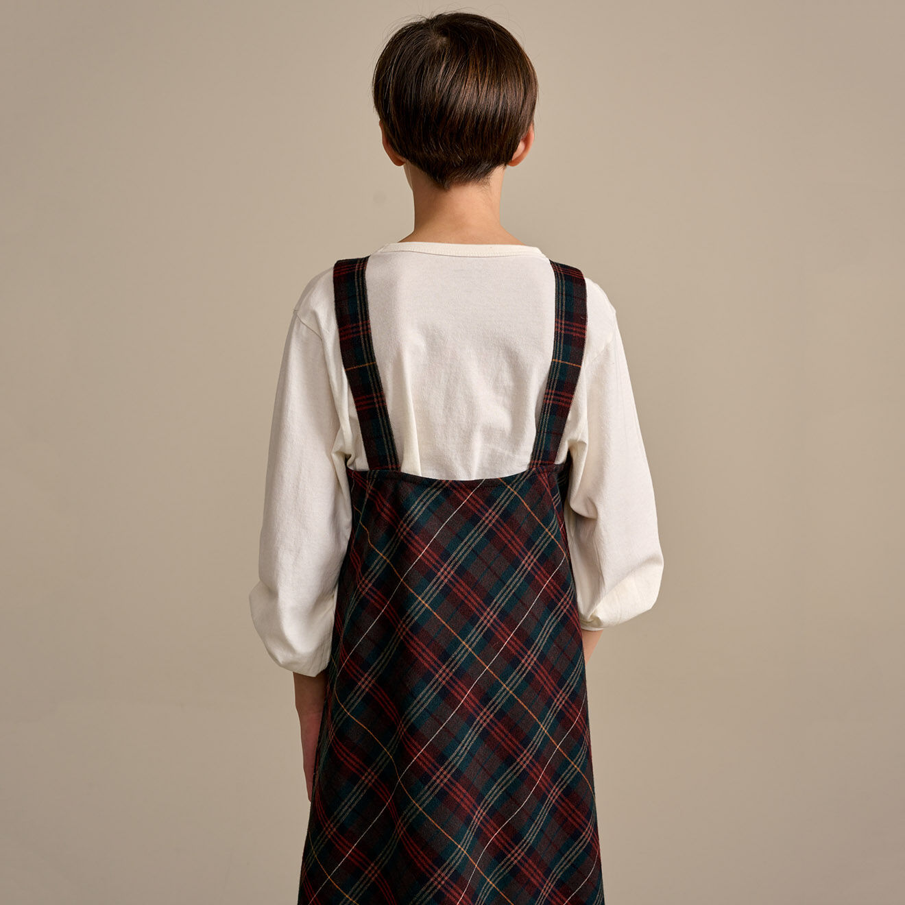 Bellerose Robe tablier Sharp à carreaux multicolore