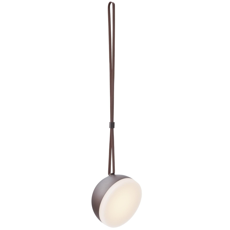 New Works Sphere tafellamp LED oplaadbaar outdoor Dark Bronze