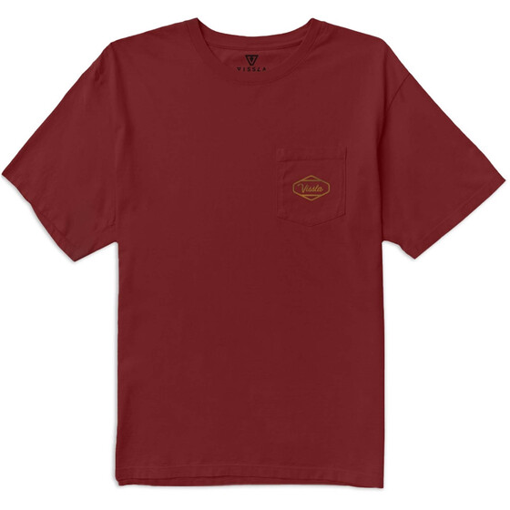 Vissla Magic Hands Premium PKT Tee Fired Brick Men FA24