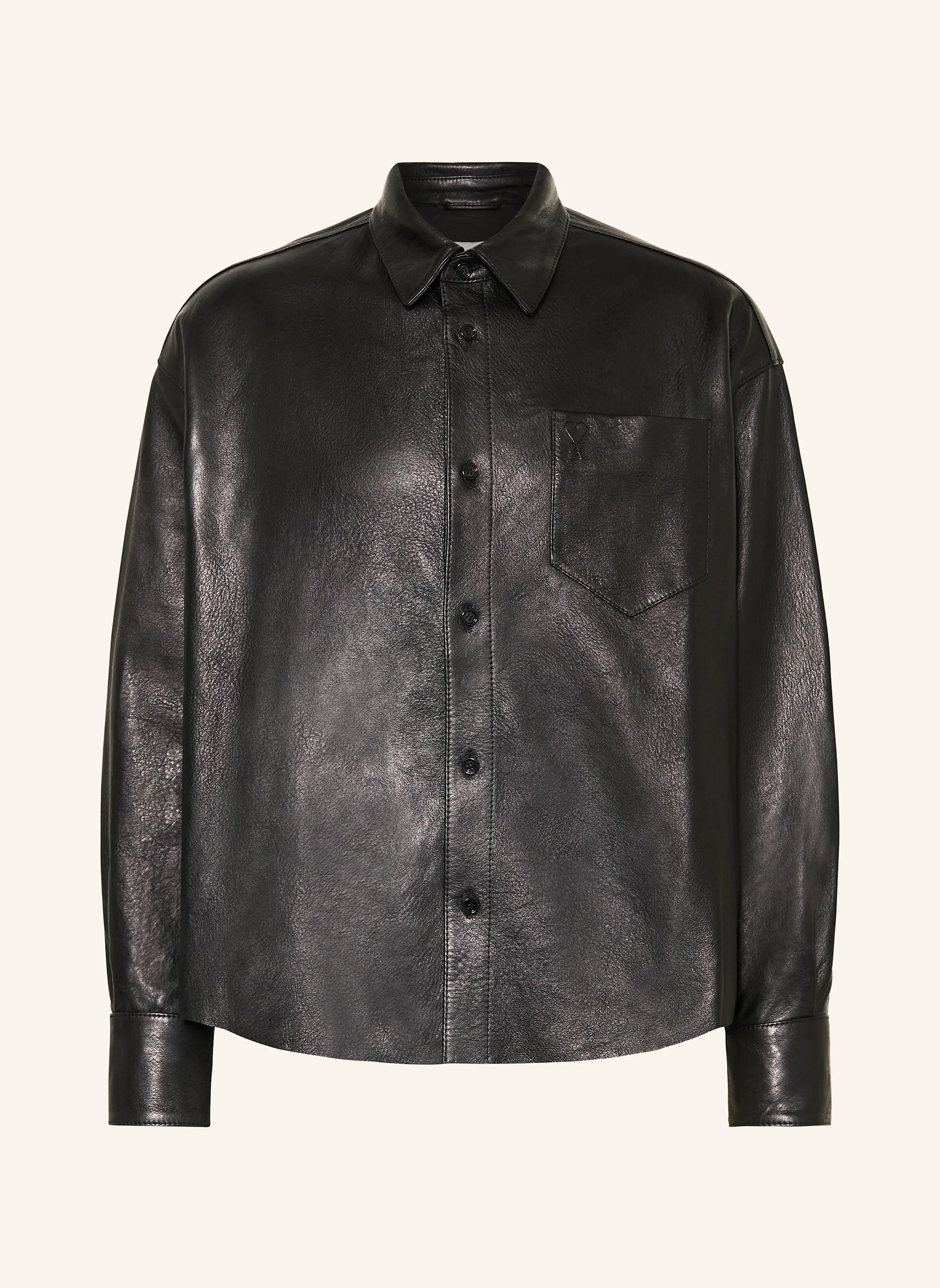 AMI PARIS Overjacket aus Leder