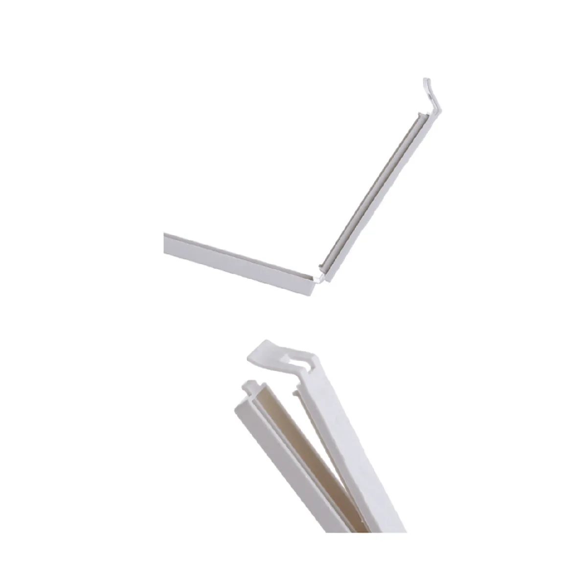 5 Pcs Clips Fermeture Plastique Blanc