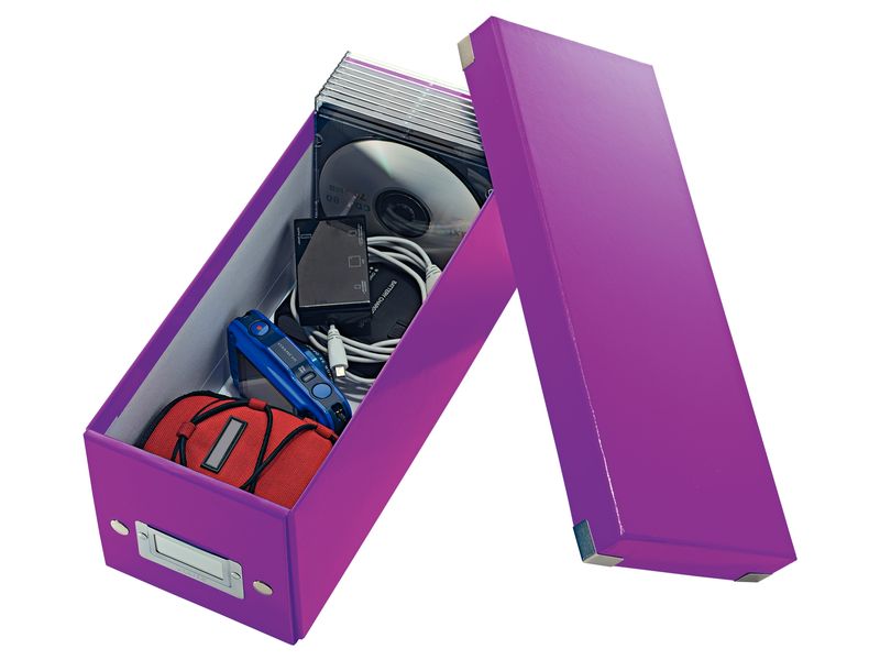 Leitz Aufbewahrungsbox Click&Store CD Violett Aufbewahrungsbox