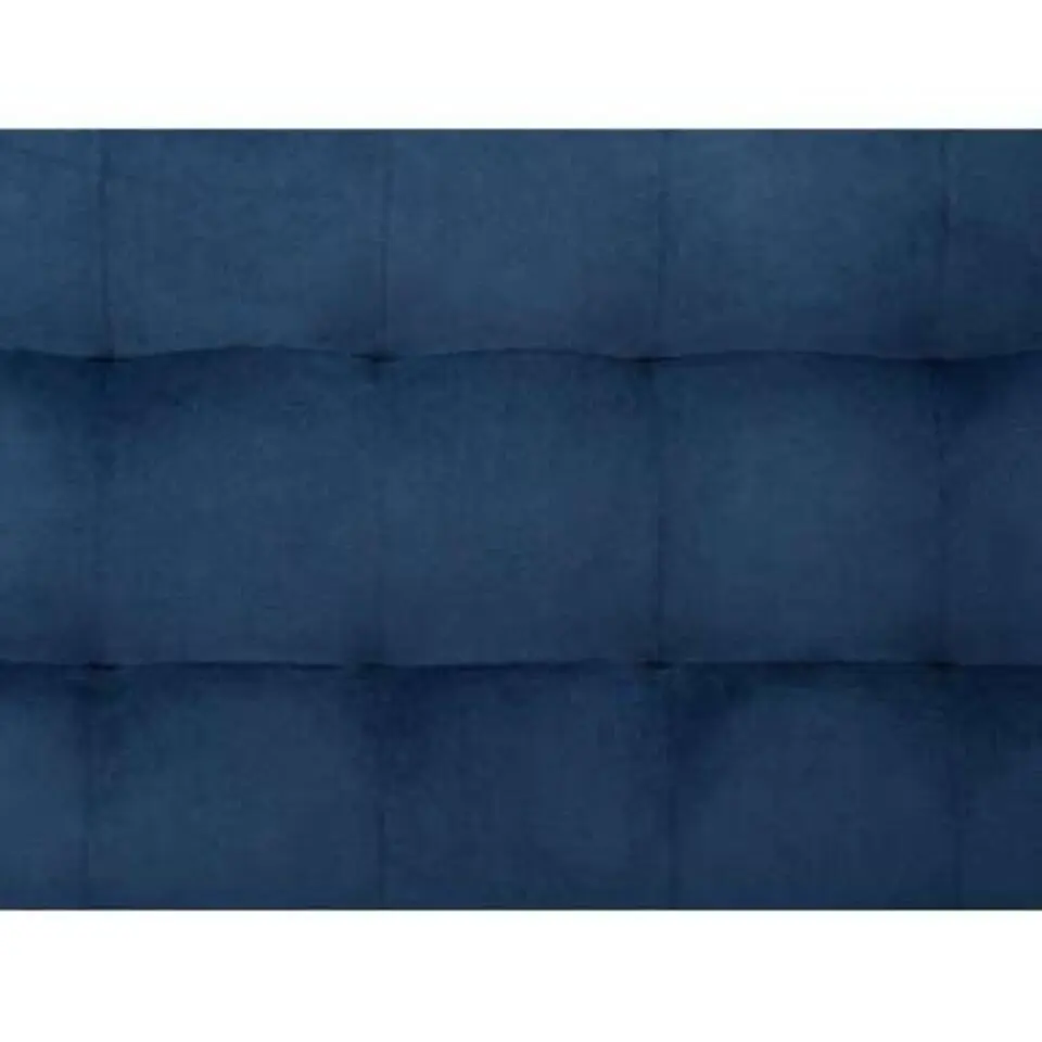 MICHIGAN - Ottomaan - Donkerblauw - Fluweel