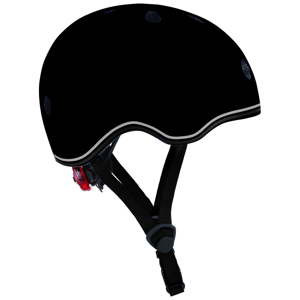 GlobberGlobber   GO UP Lights Kinderhelm schwarz