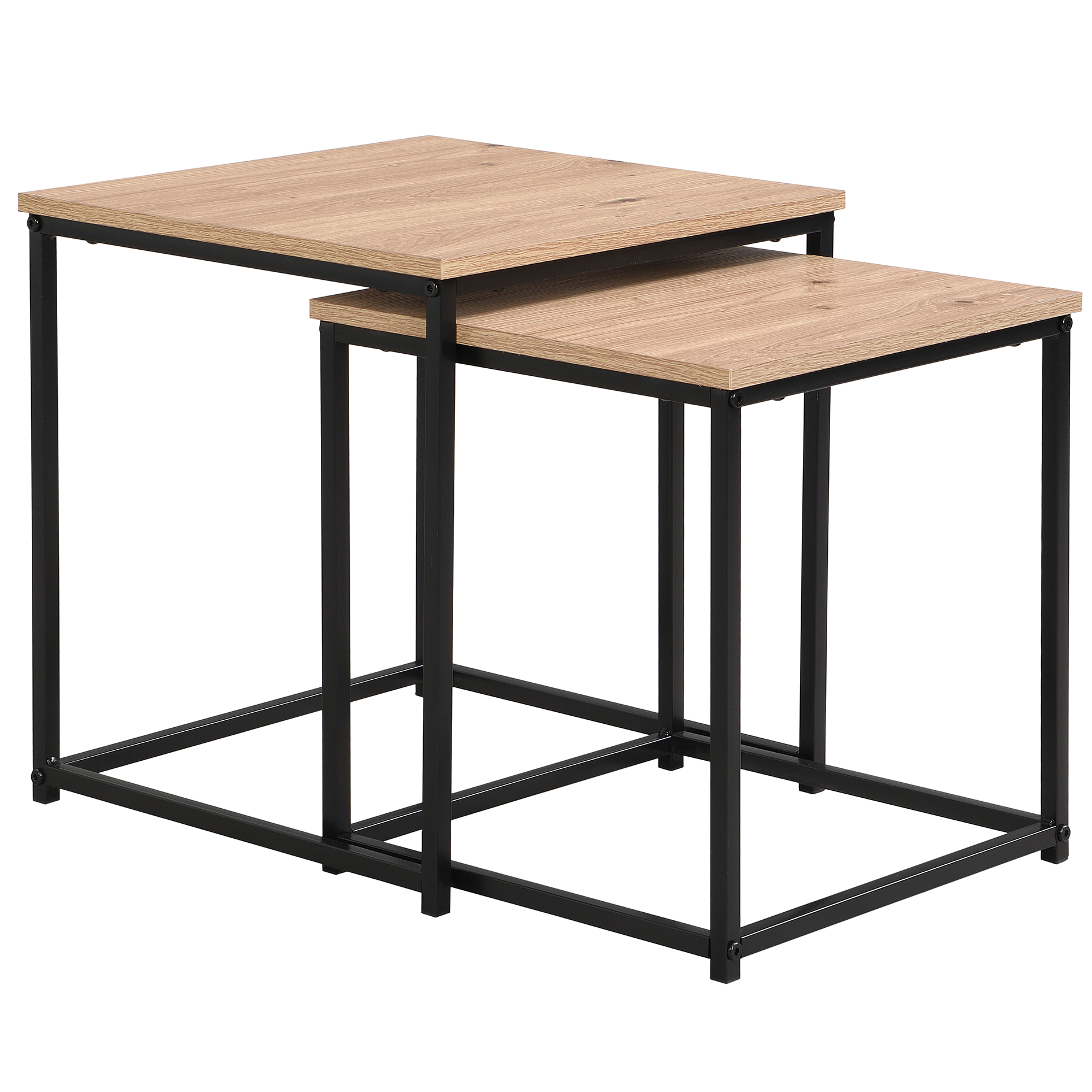 2er-Set Couchtisch - Artisan Eiche - 38 cm