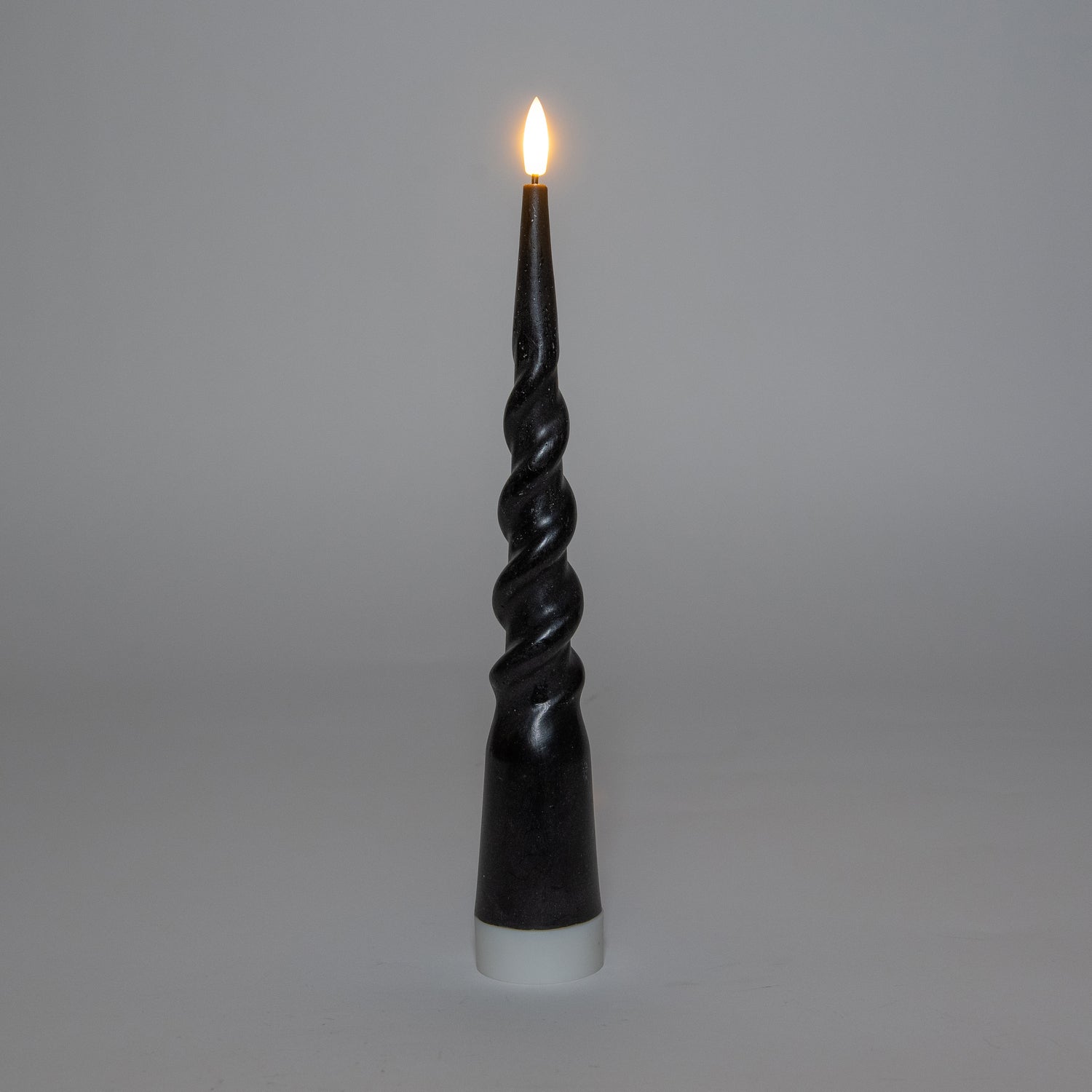 Anna's Collection LED dinerkaars Swirl zwart D 2 H 29 cm