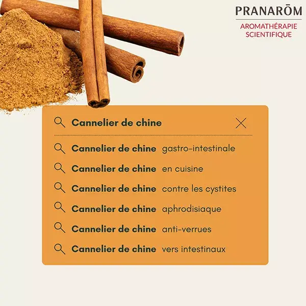 Óleo Essencial de Canela Chinesa Orgânica Pranarom 10ml