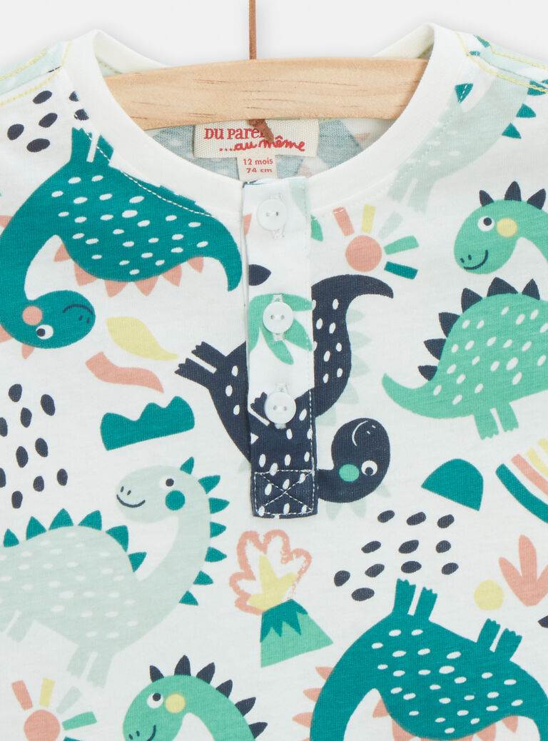 T-shirt à col tunisien pour bébé garçon