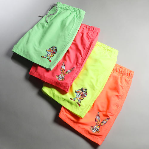 Short De Bain Bugs Bunny Graff Rose Fluo