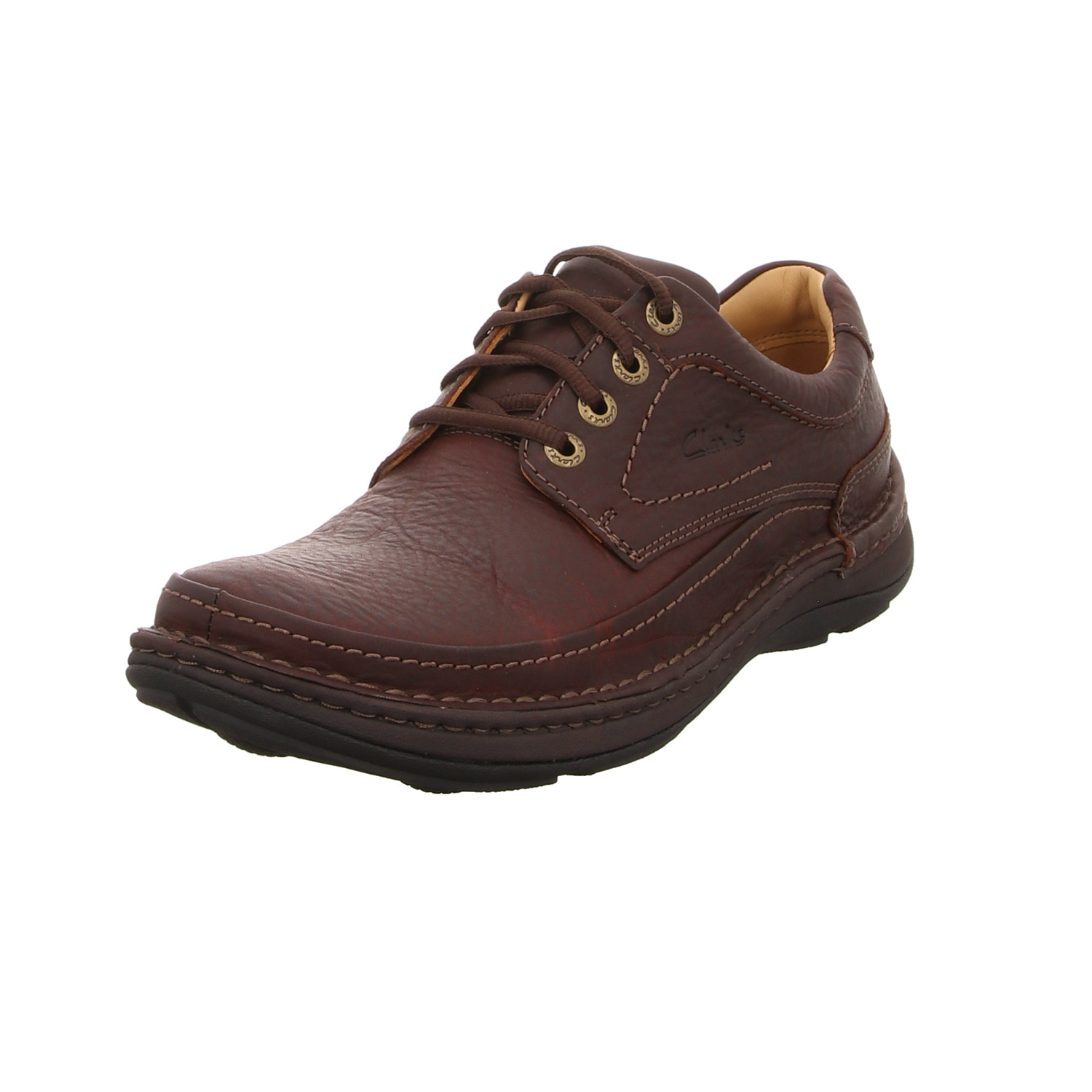 Clarks Schnürhalbschuh braun