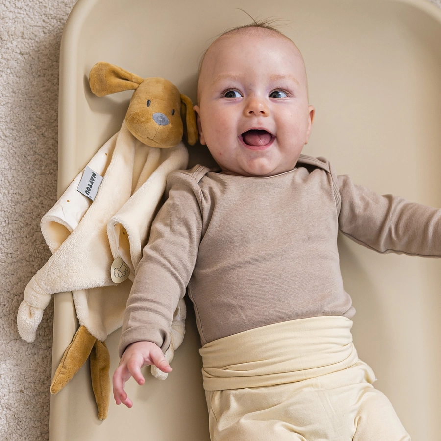 Nattou Charlie Maxi-Kuscheltuch Flanell Vanille