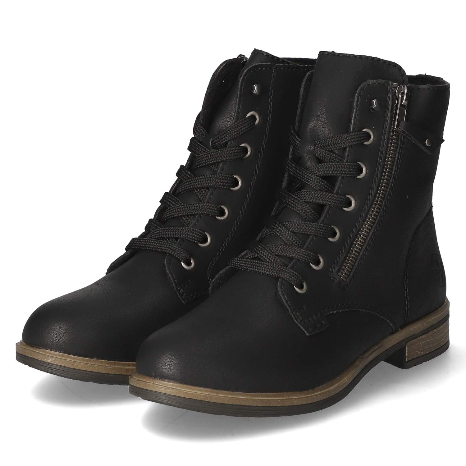 Rieker Schnürstiefeletten - schwarz