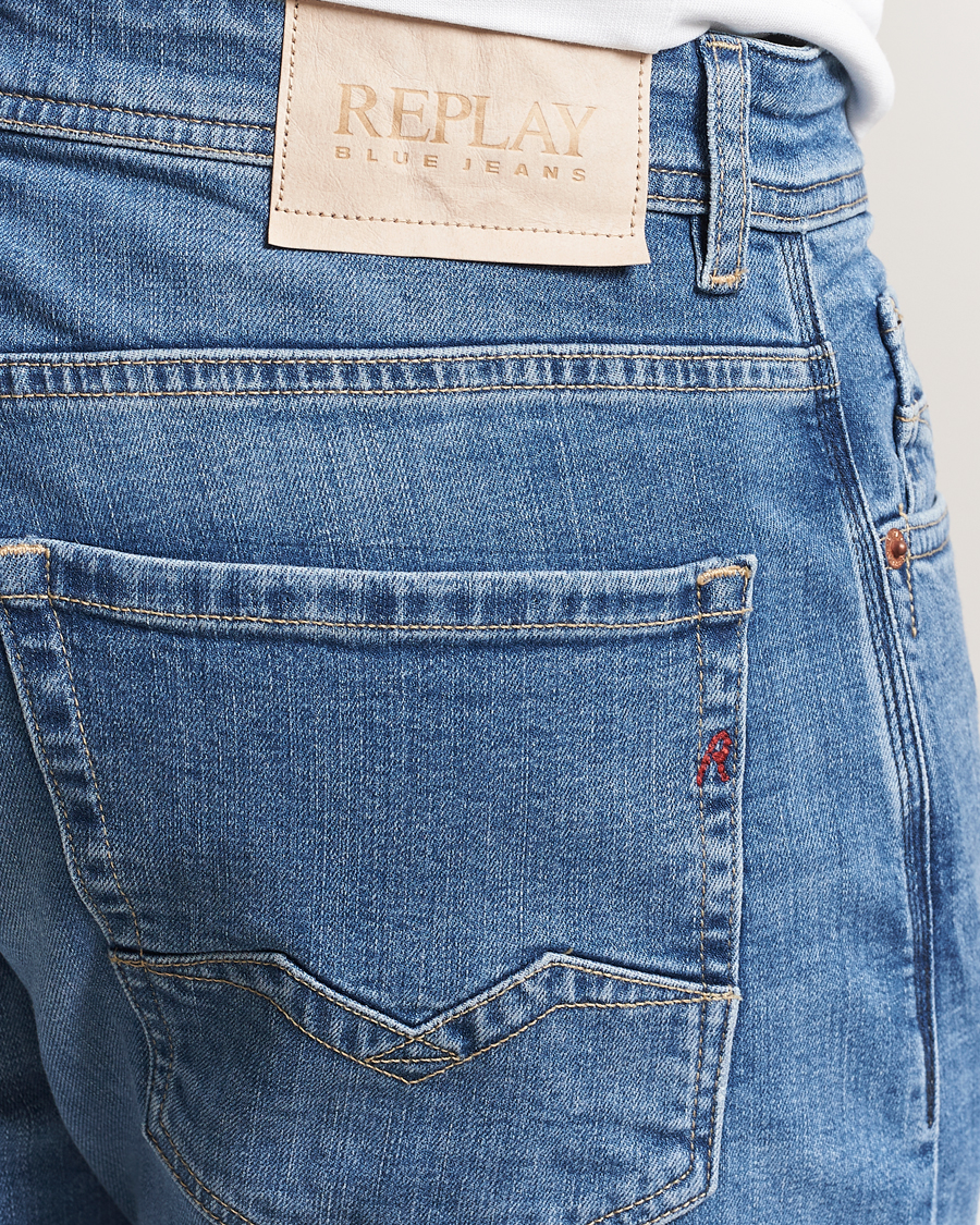 Replay Rocco Comfort Fit Stretch Eco Plus Jeans Medium Blue