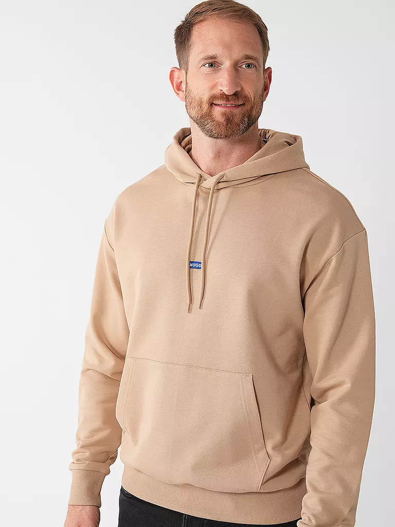 HUGO Kapuzensweater - Hoodie NALONSO beige