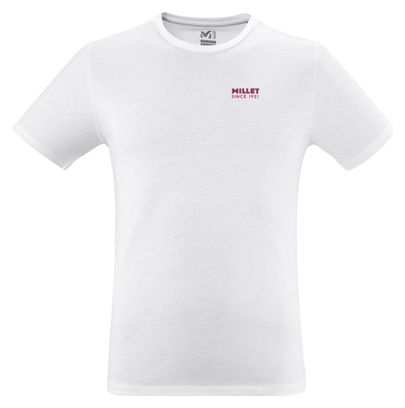 T-Shirt Millet Heritage Jorasses Homme Blanc