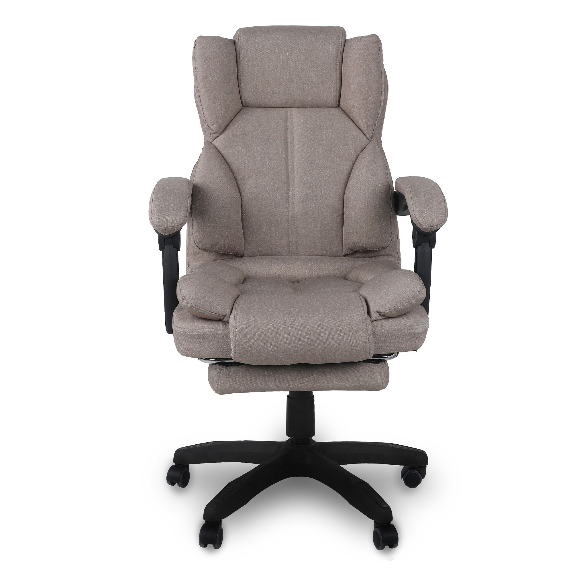 Schreibtischstuhl Bürostuhl Stoff Gamingstuhl Racing Chair Chefsessel mit Fußstütze
