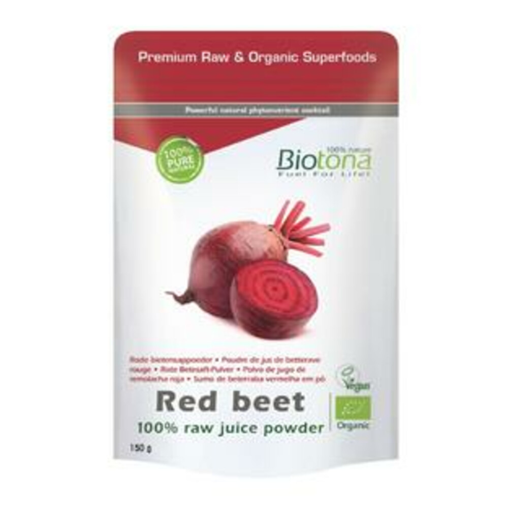 Biotona Rode Biet Raw Poeder 150 gr
