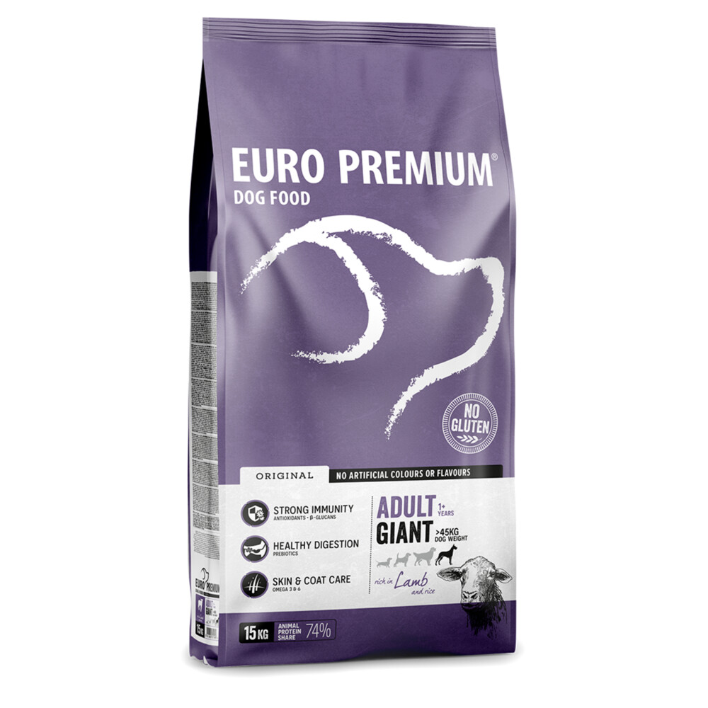 Euro-Premium Adult Giant Lam - Rijst15 kg