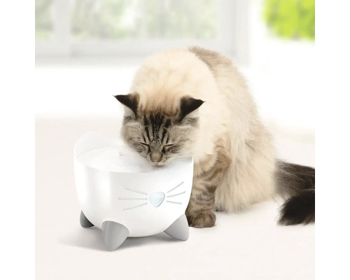 Catit Pixi Fountain drinkfontein, wit, 2,5 l, kattenfontein