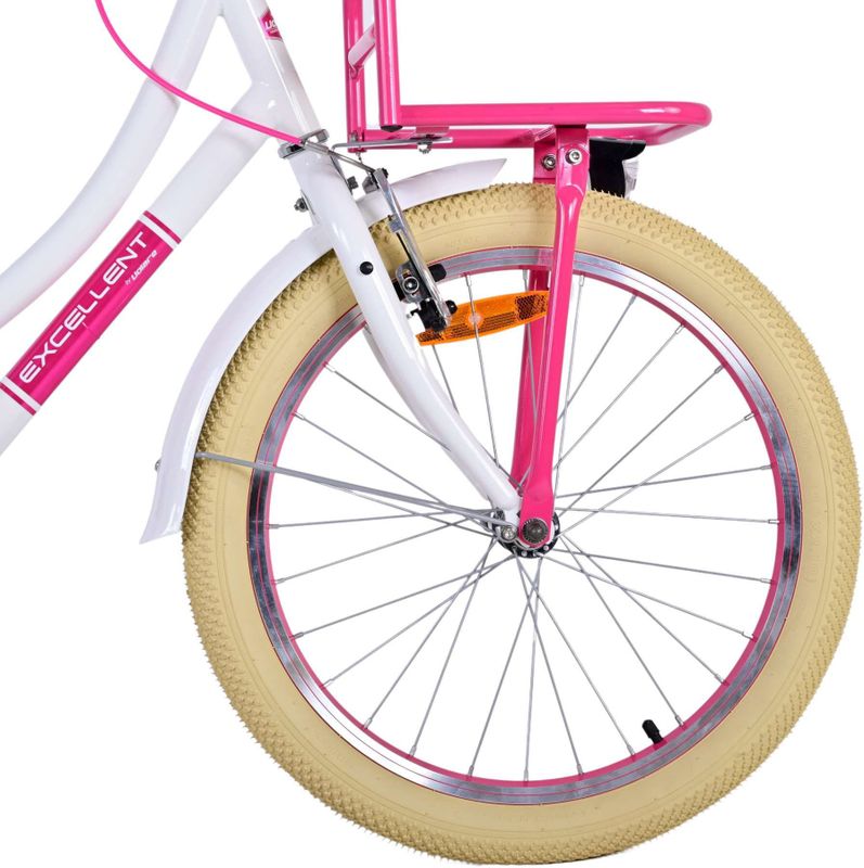 Volare Excellent Kinderfiets - Meisjes - 20 inch - Wit