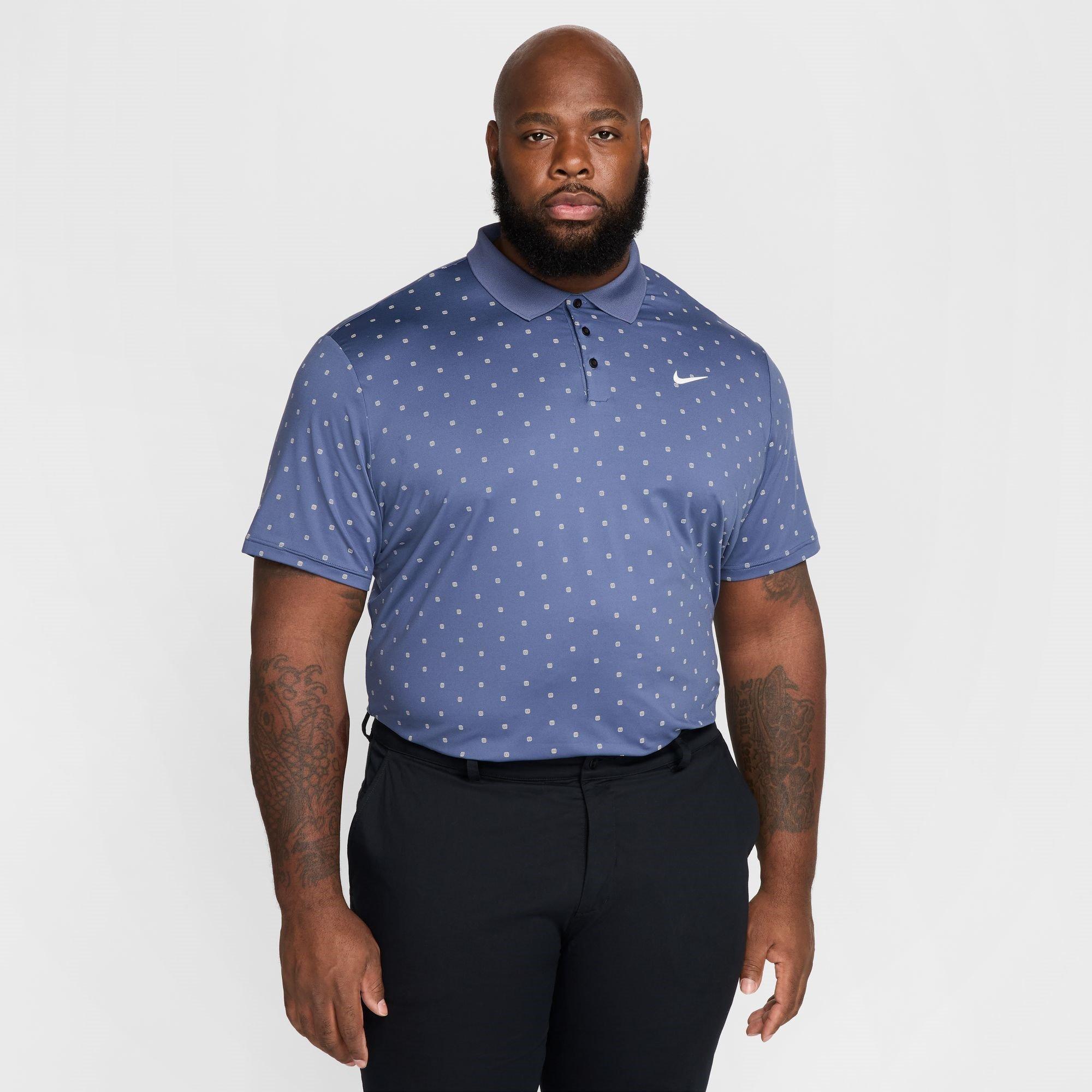 Nike Tour Print Polo Shirt Mens