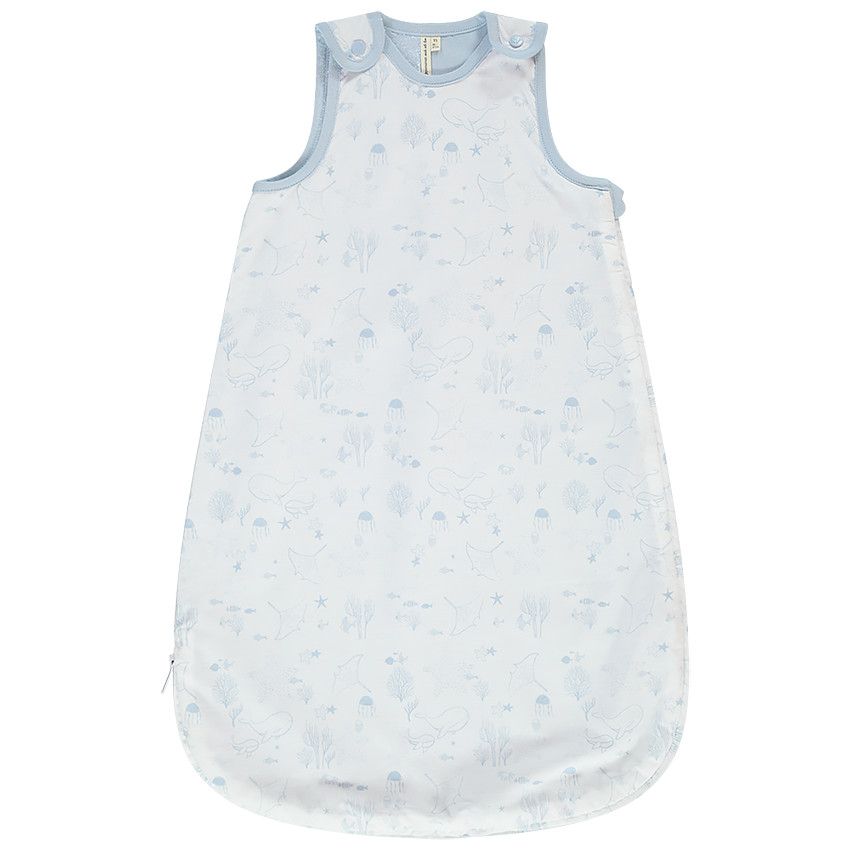 Gigoteuse sans manches en coton TOG 0.5 - Blanc