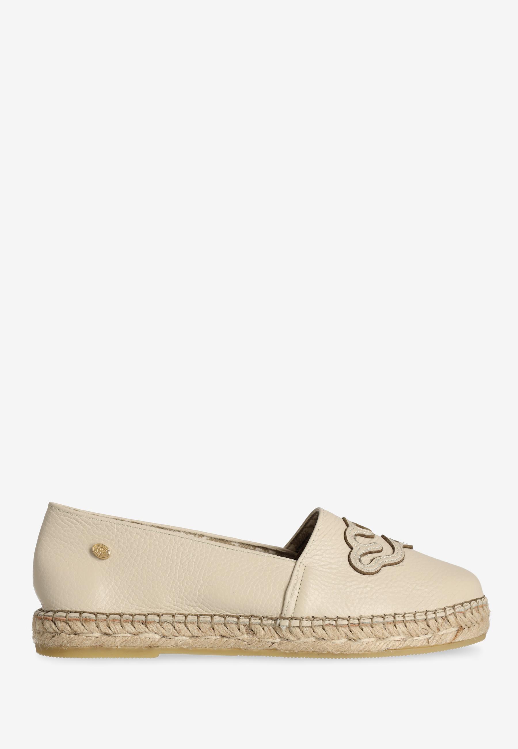 MILI LILY B Espadrille leather Beige